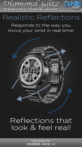 Diamond Glitz HD WatchFace Widget & Live Wallpaper 2 تصوير الشاشة