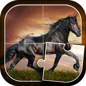 Horses Jigsaw Puzzle Game logo