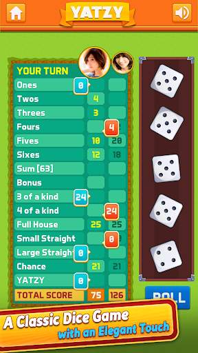 Yatzy Free screenshot 1