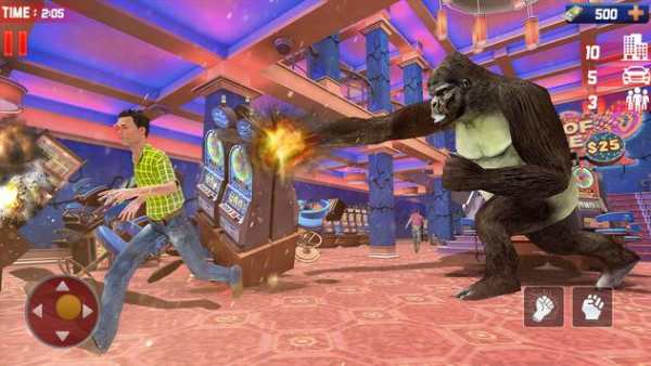 Angry Gorilla Casino City Rampage Simulator screenshot 1