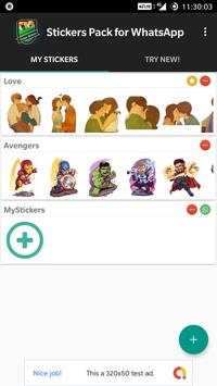 Unique WhatsApp Stickers screenshot 2