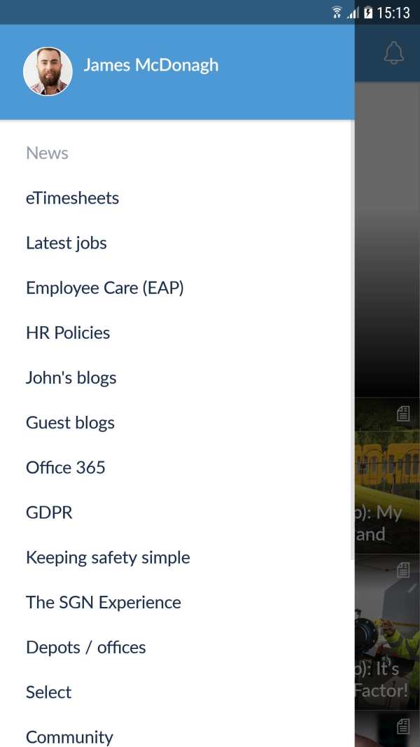 SGNapp screenshot 2
