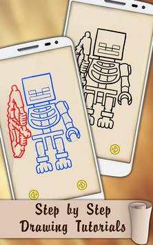 Draw Lego Minecraft Figures screenshot 2