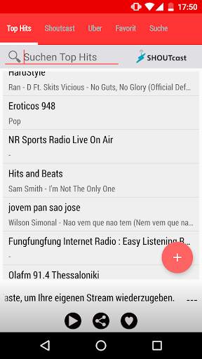 Internet Radio Player screenshot 1