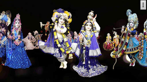 4D Radha Krishna Murti Darshan Live Wallpaper screenshot 2