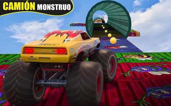 Impossible Mega Ramp Monster Truck Challenge Race screenshot 2