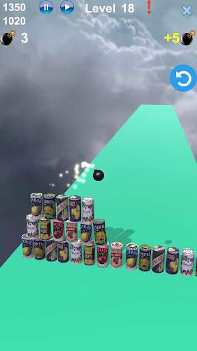 Angry Knock down Catapult Bomb screenshot 5