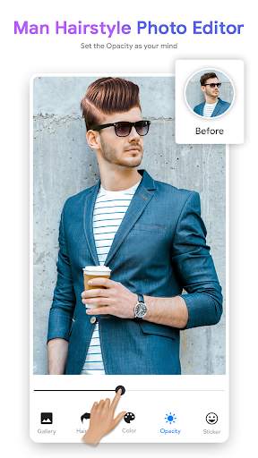 Man Hairstyle Photo Editor screenshot 4