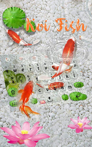 Koi Fish Keyboard Theme screenshot 2