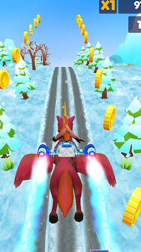 Unicorn Pony Runner:Pony Running Game 2021 screenshot 3