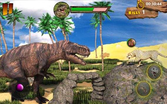 T-Rex Simulator 3D: Dino Attack Survival Game screenshot 2