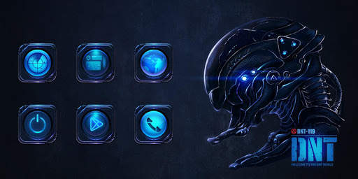 DNT Robot GO Launcher Theme screenshot 4