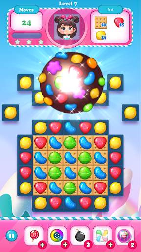 Candy Bomb - Match 3 &Sweet Candy screenshot 1