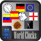 World Clock widget icon