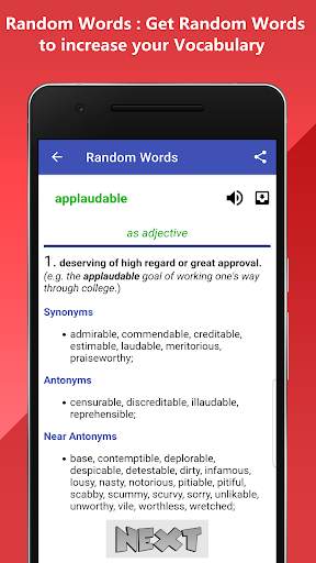 Synonyms and Antonyms Offline screenshot 5