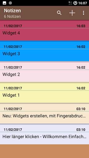 Notizen App Deutsch screenshot 1