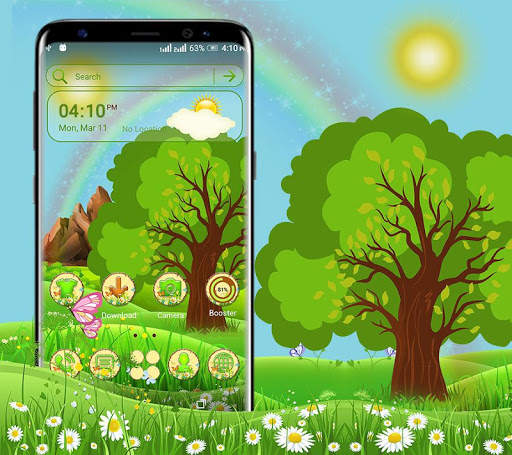 Nature Rainbow Launcher Theme screenshot 1