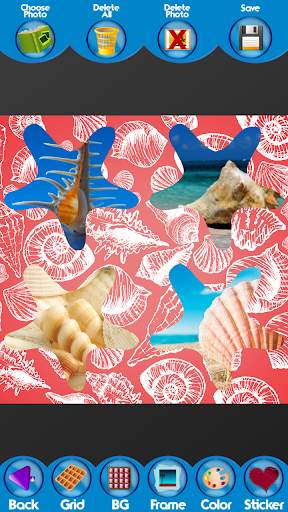 Seashells Photo Collage screenshot 4