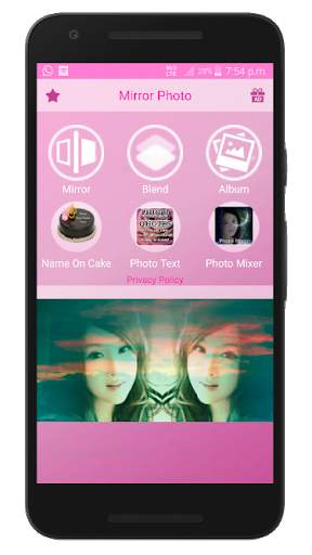 Photo Mirror With Blender screenshot 1
