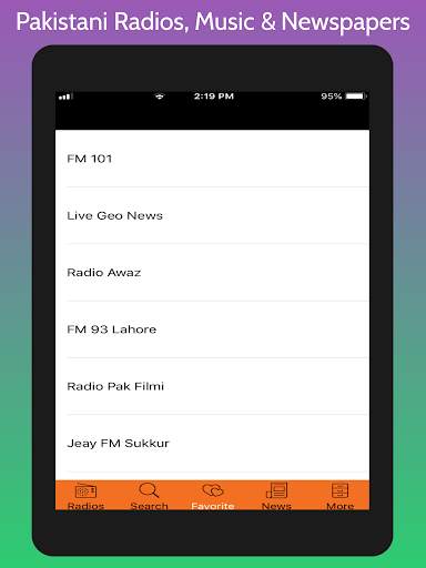 Pakistani Radios, Free Music & Pakistani Newspaper screenshot 16
