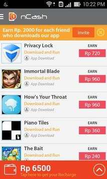 Pulsa Gratis - nCash screenshot 1