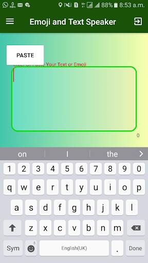 Emoji and Text Speaker(Speaker) screenshot 3