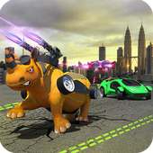 Robot Car Transforming Rhinoceros Wild Rhino Games logo