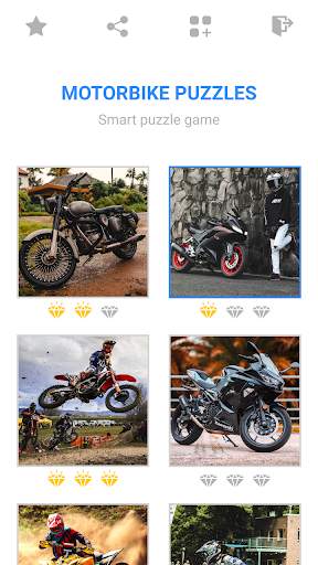 Jigsaw Motorcycle Puzzles: Smart Mosaic Games screenshot 1