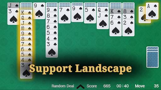 Spider Solitaire screenshot 3