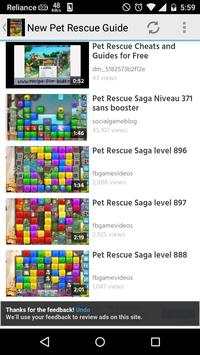 New Pet Rescue Saga Guide 1 تصوير الشاشة