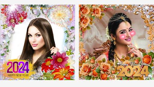 New year photo frame 2024 screenshot 2