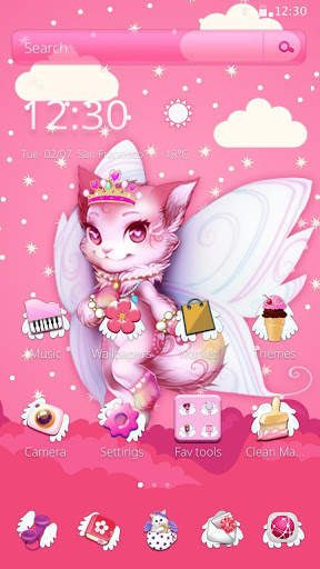Taffy Angel Cat Theme screenshot 4