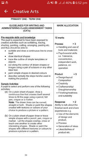 Primary SBA school Based Assignment Ghana screenshot 6