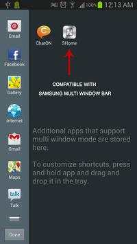 SHome for Samsung Multi Window screenshot 2