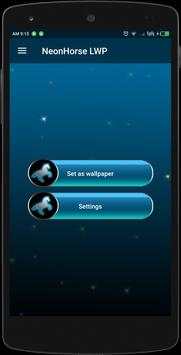 Neon Horse Livewallpaper screenshot 2