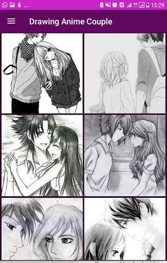 Bagaimana Menggambar Pasangan Anime screenshot 2