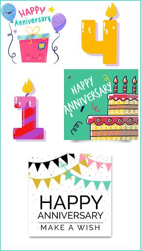 Anniversary Stickers for Whatsapp - WAStickerApps screenshot 2