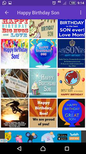 Happy Birthday Son screenshot 3