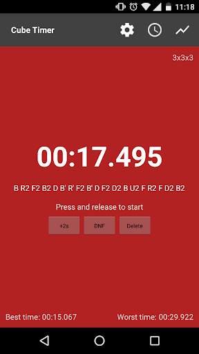 Cube Timer screenshot 3