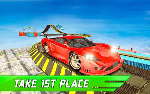 Racing Car Stunts: Crazy Track screenshot 1