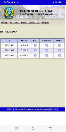 SMAN 1 Glagah - Informasi Akademik screenshot 3