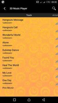 3D Music Player screenshot 1