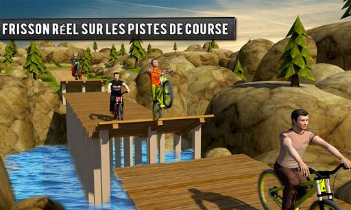 Hors route BMX Vélo Course: Cascades Avenant 3D screenshot 4