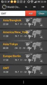 World clock screenshot 5