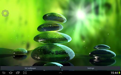 Green Zen Live Wallpaper screenshot 4