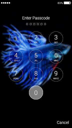 Betta Fish Lock Screen 5 تصوير الشاشة