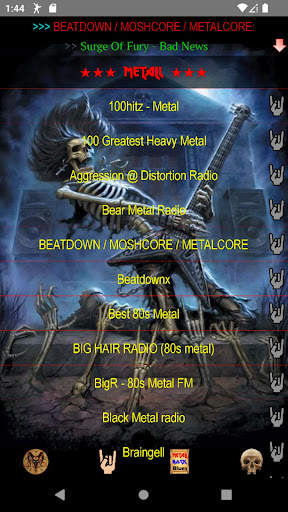 Heavy Metal & Rock music radio screenshot 1