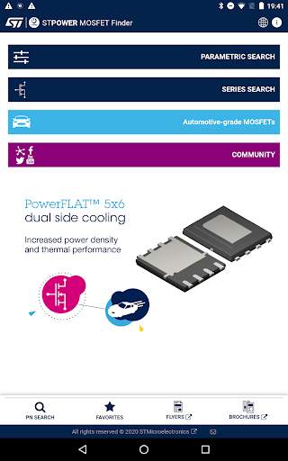STPOWER MOSFET Finder screenshot 1