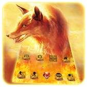 Fire Ice Wolf 3D Theme 1.1.2