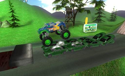 Big Monster Truck Racing 3D screenshot 3